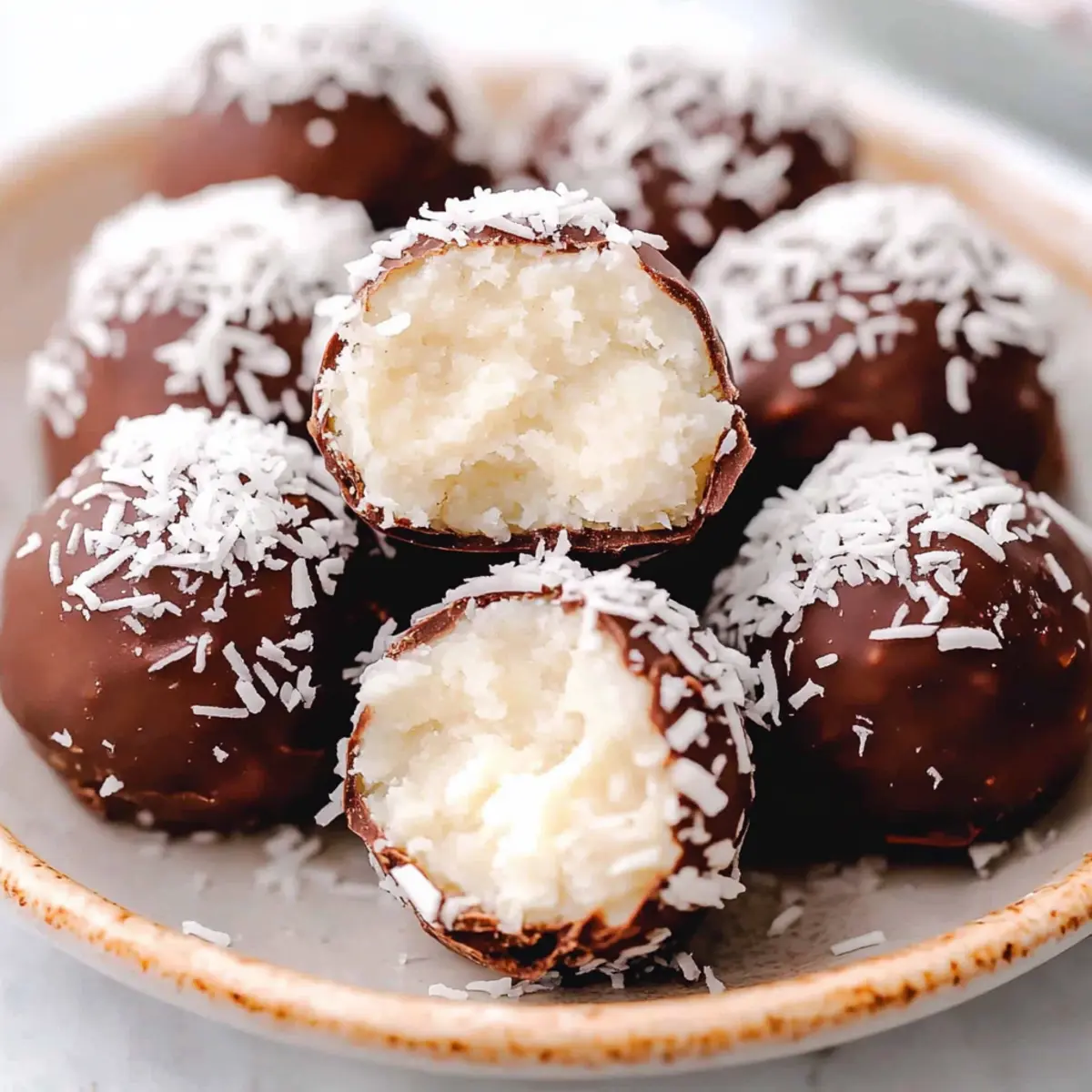 Indulge in Easy 3 Ingredient Coconut Truffles You’ll Love 1