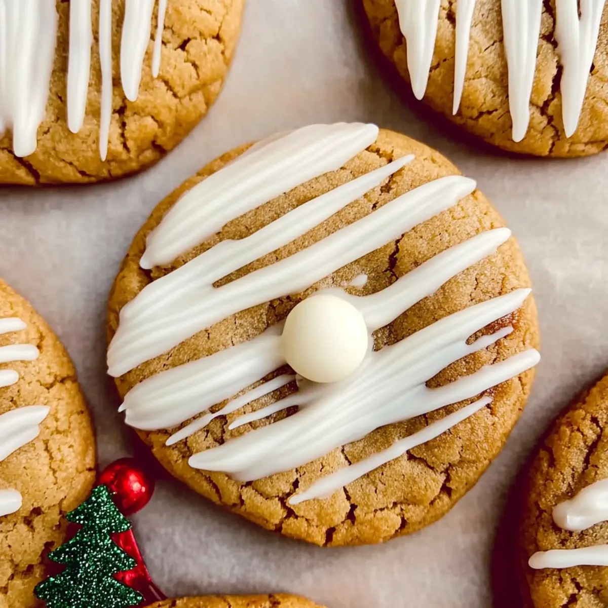 Irresistibly Chewy Maple Cinnamon Cookies with White Chocolate Dip 3