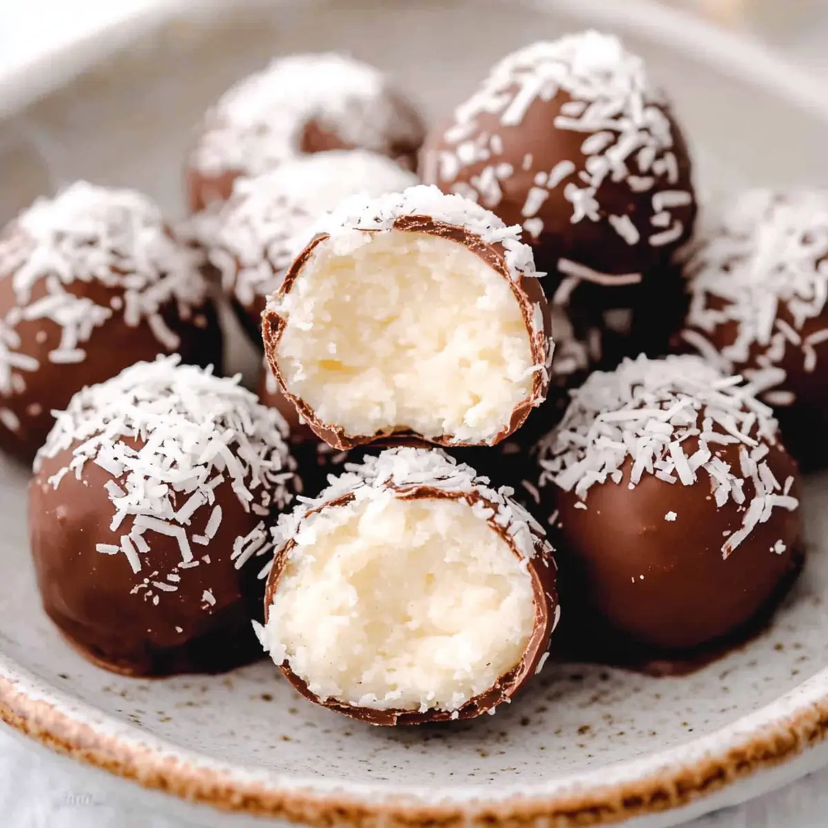 3 Ingredient Coconut Truffles