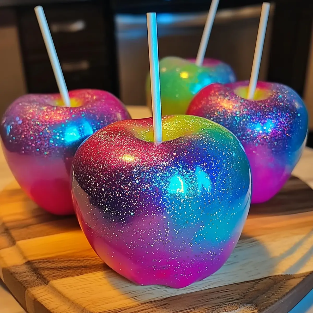 Vibrant Neon Galaxy Candy Apples: Easy, Festive Fun for All 2
