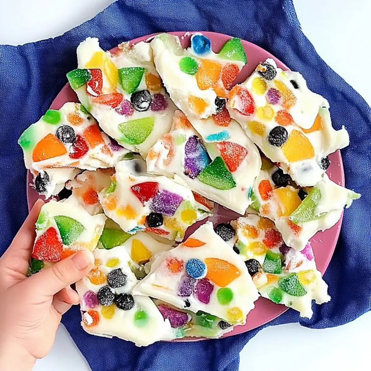 Rainbow Frozen Yogurt Bark: The Best Healthy Treat for Kids 37 Rainbow Frozen Yogurt Bark for Toddlers + Kids