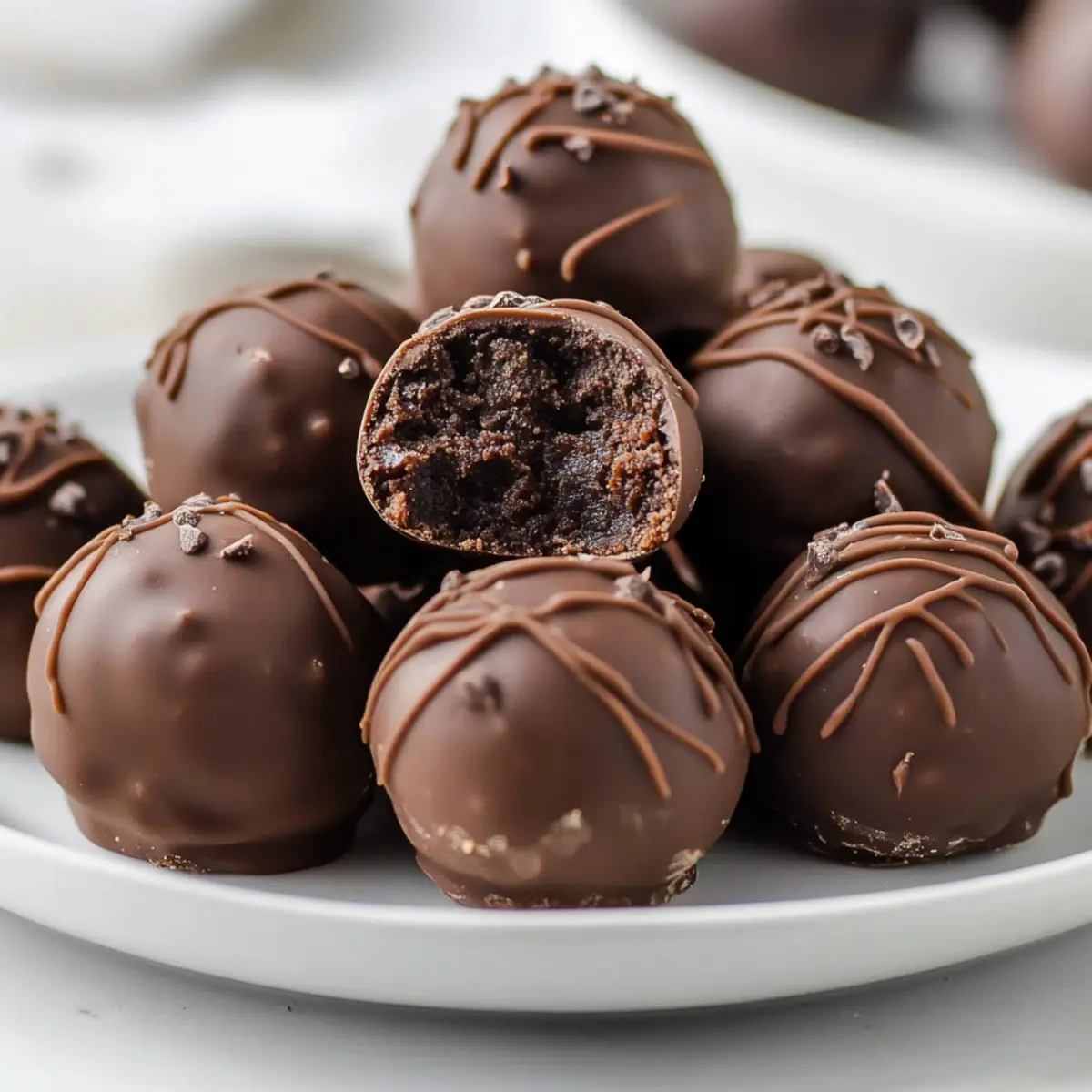 Easy Brownie Truffles Recipe