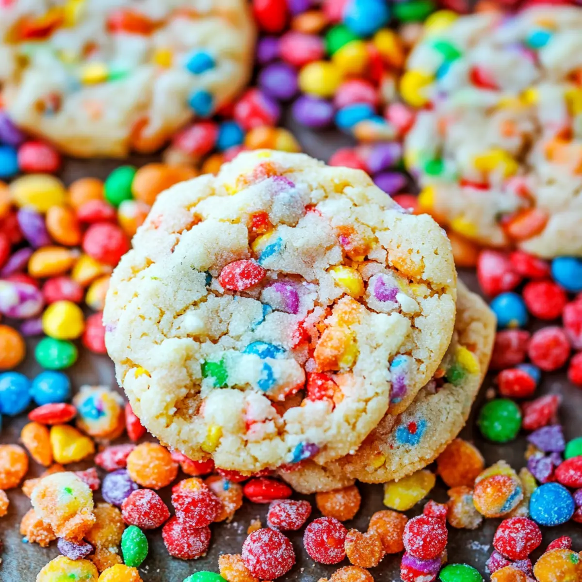Fruity Pebbles Cookies