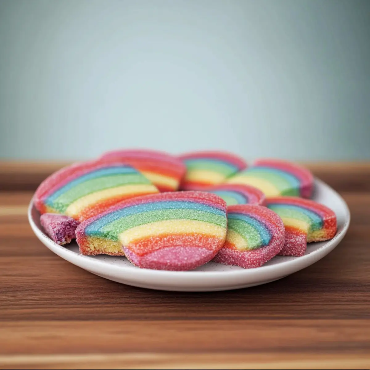Brighten Up Your Day With These Delightful Rainbow Sugar Cookies 1