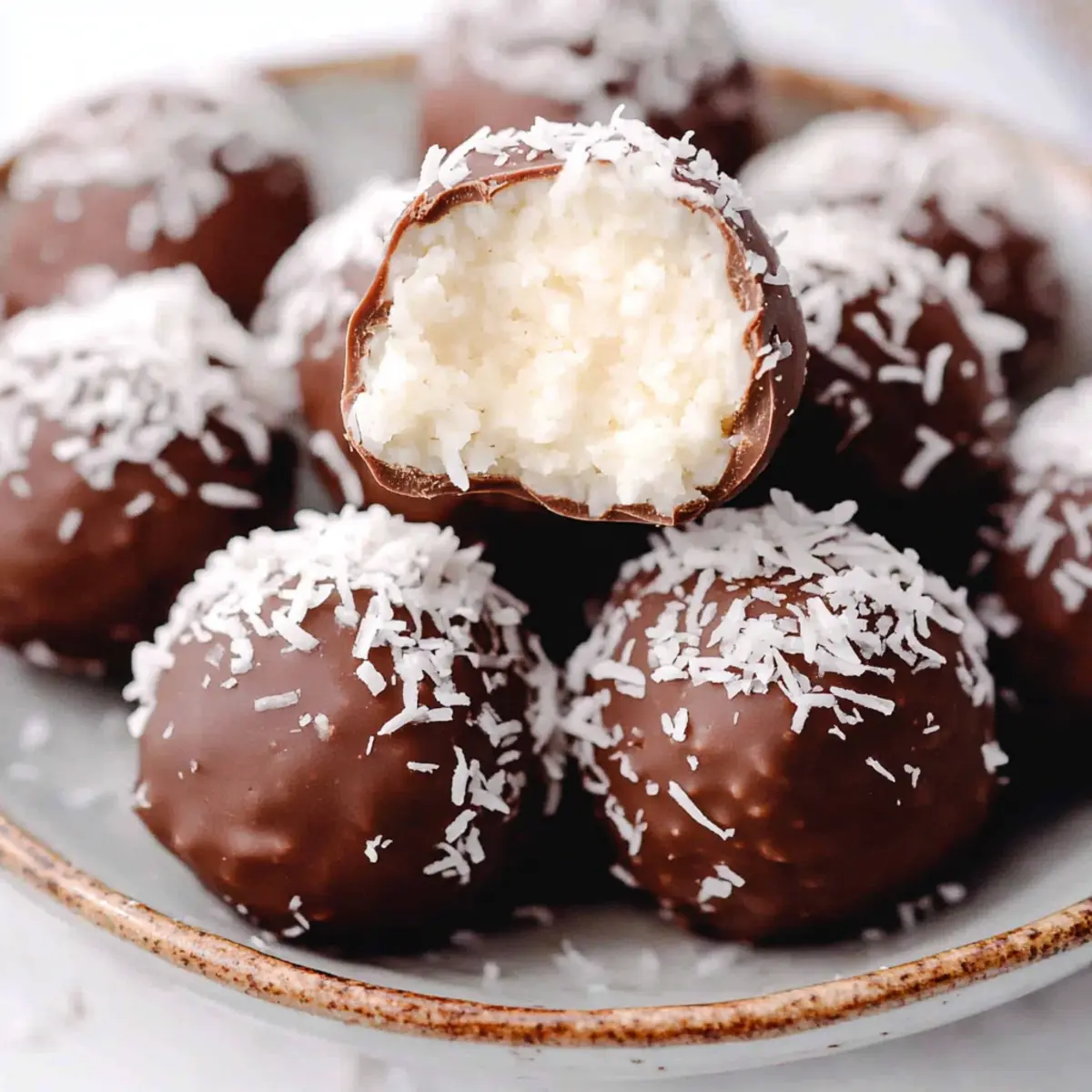 3 Ingredient Coconut Truffles | Veronika's Kitchen
