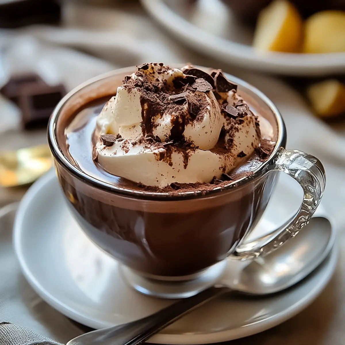French Hot Chocolate – Velvety & Deep
