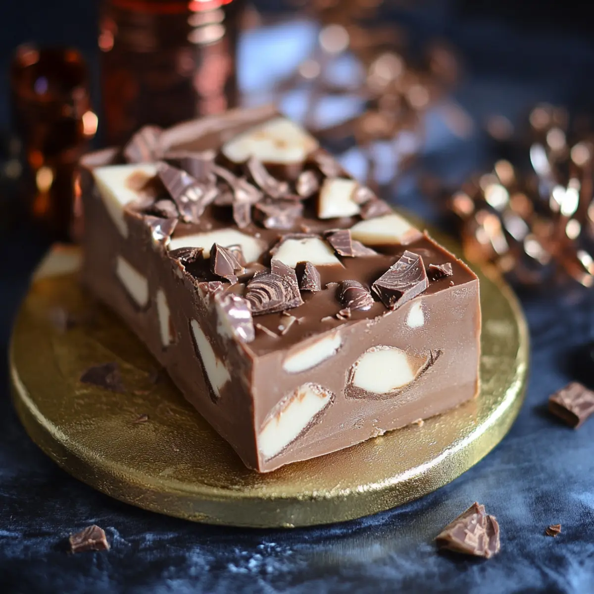 Indulgent 3 Ingredient Kinder Fudge - A Sweet Holiday Gift 3