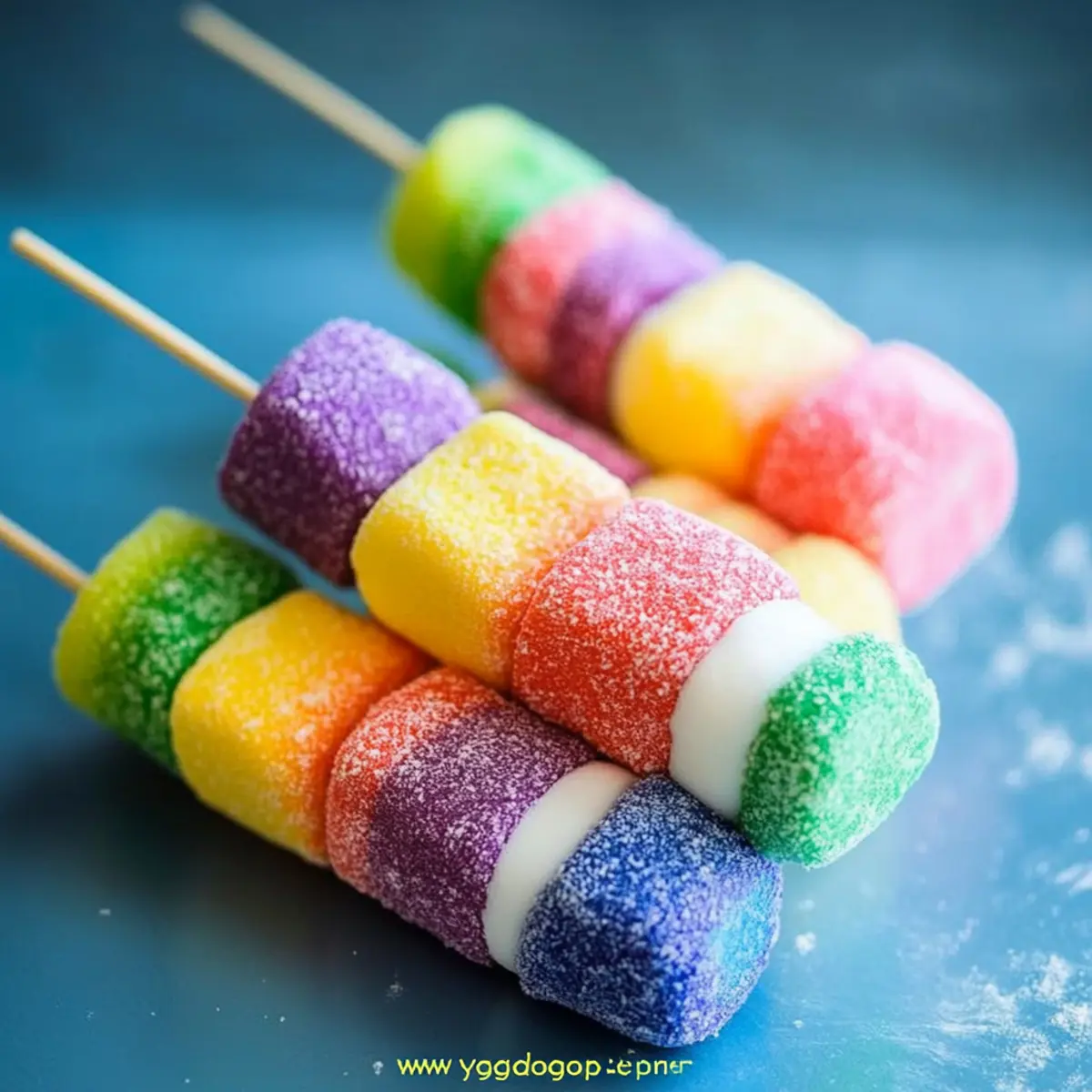 Magical Rainbow Marshmallows Made Easy: A Vegan Delight 42 Regenboog marshmallows maken - Vega Recepten