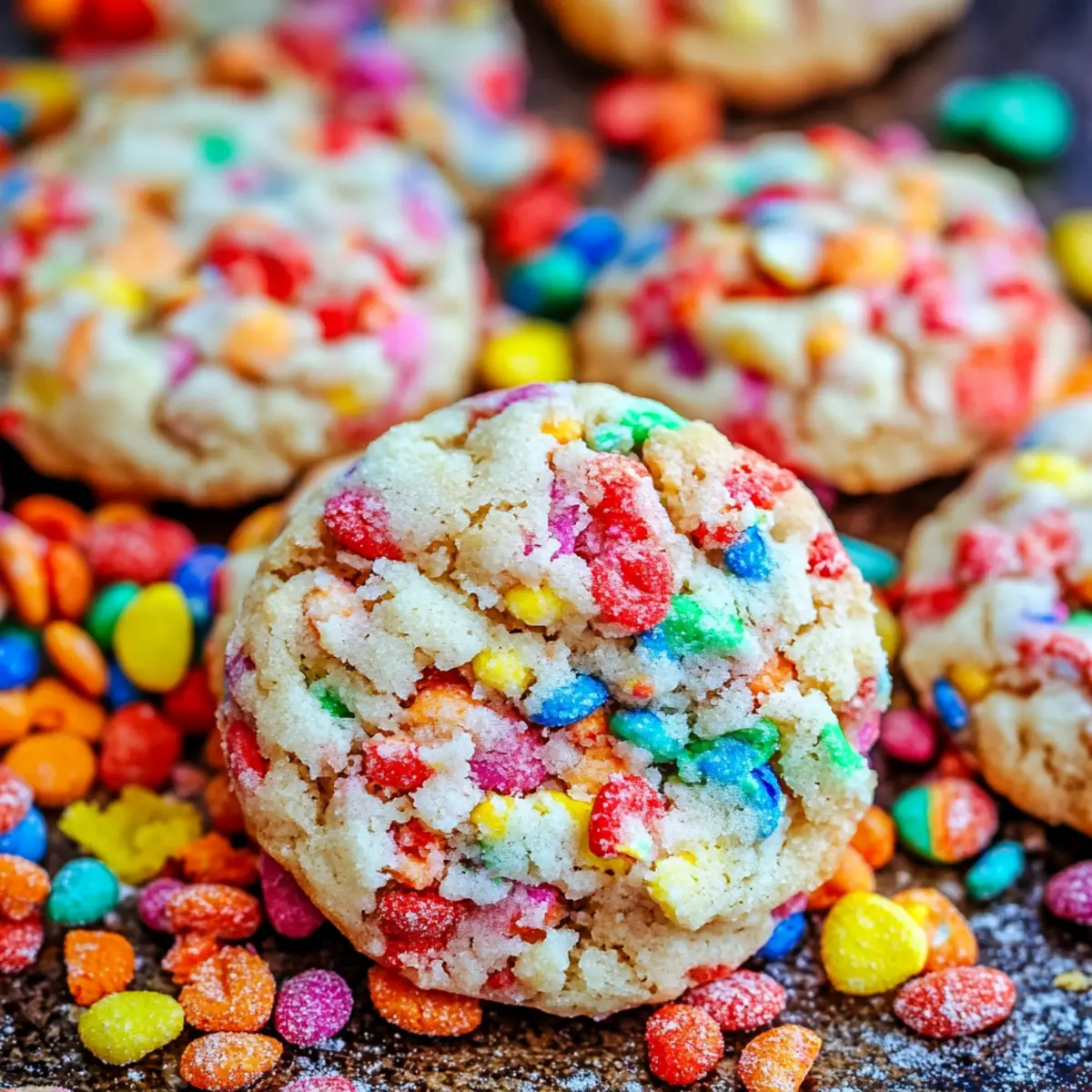 Rainbow Fruity Pebbles Cookies: The Best Colorful Treat! 3