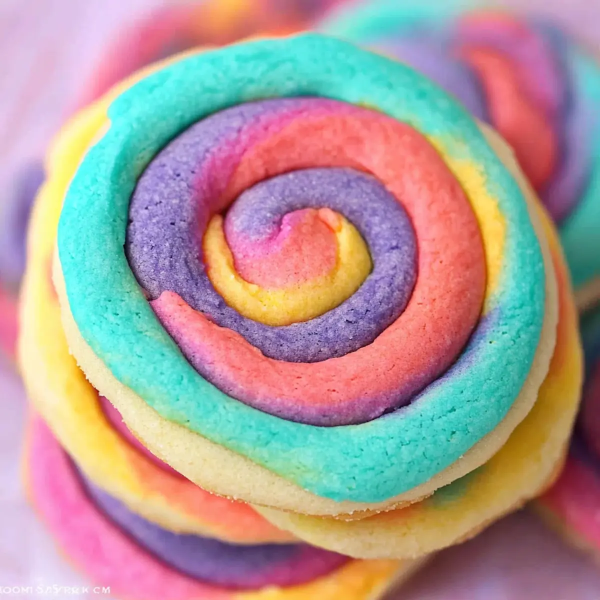 Vibrant Tie Dye Cookies: Easy Fun for Creative Bakers 34 Tie Dye Cookies