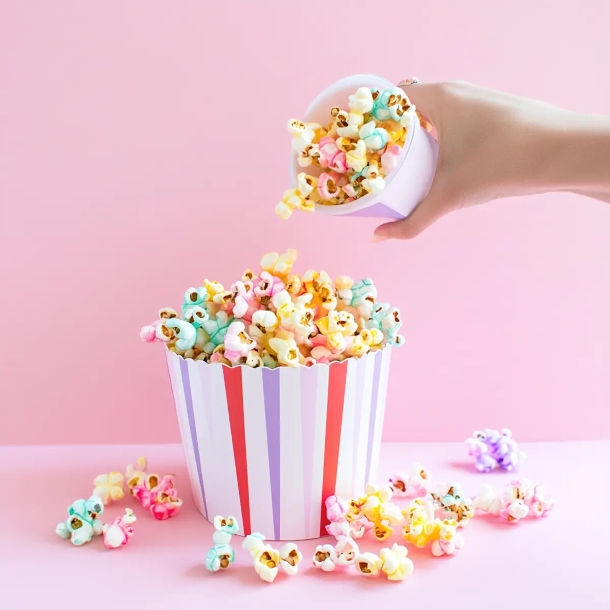 Vibrant Rainbow Popcorn: A Fun, Butter-Free Treat! 22 Rainbow Popcorn | Club Crafted