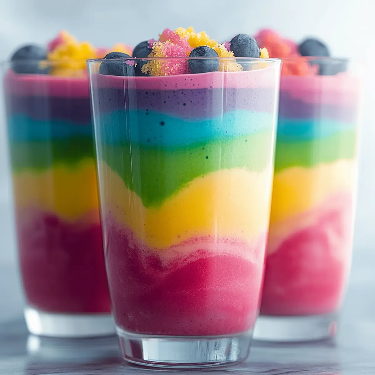 Vibrant Rainbow Smoothie: A Healthy Twist for All Ages 2