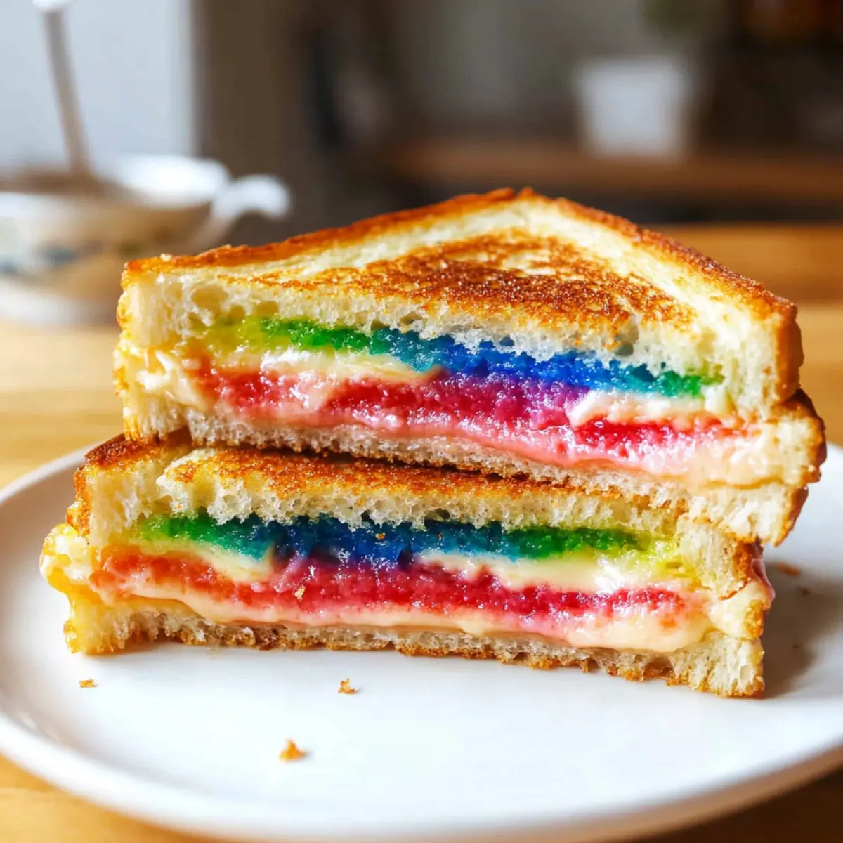 Irresistibly Fun Rainbow Grilled Cheese for Kids and Adults 8 Rainbow Grilled Cheese