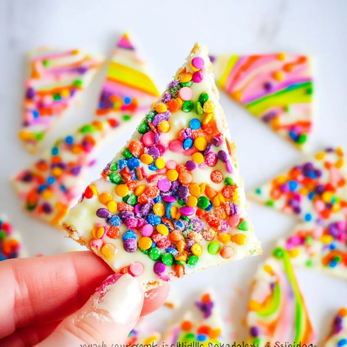 Irresistible Candy Rainbow Bark Recipe for Colorful Celebrations 28 Candy Rainbow Bark | Recipe By My Name Is Snickerdoodle