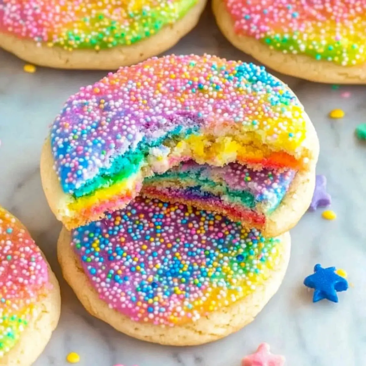 Vibrant Rainbow Butter Cookies: Easy, Colorful Treats for All 3