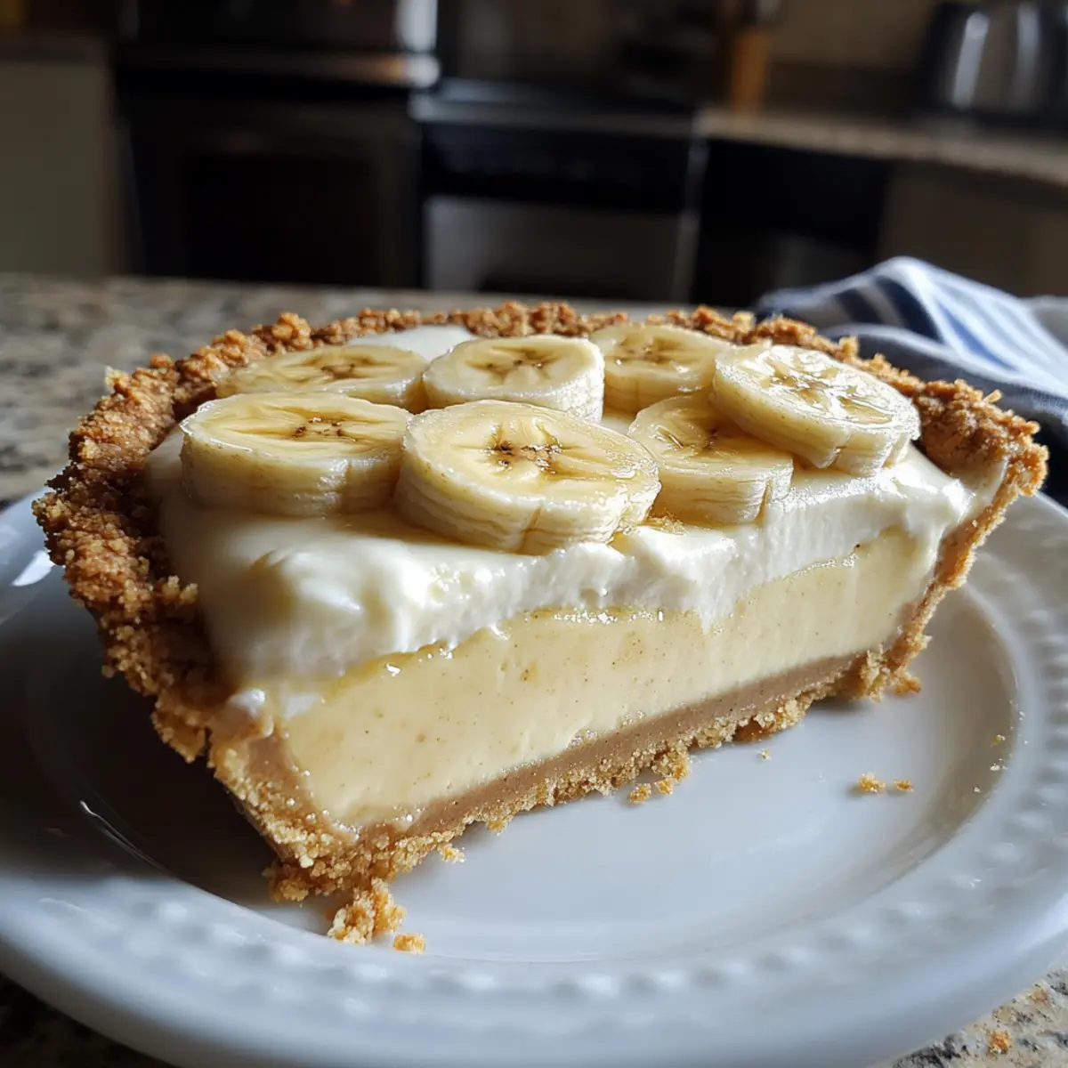 Easy No-Bake Banana Pudding Pie Recipe | Quick & Delicious Treat