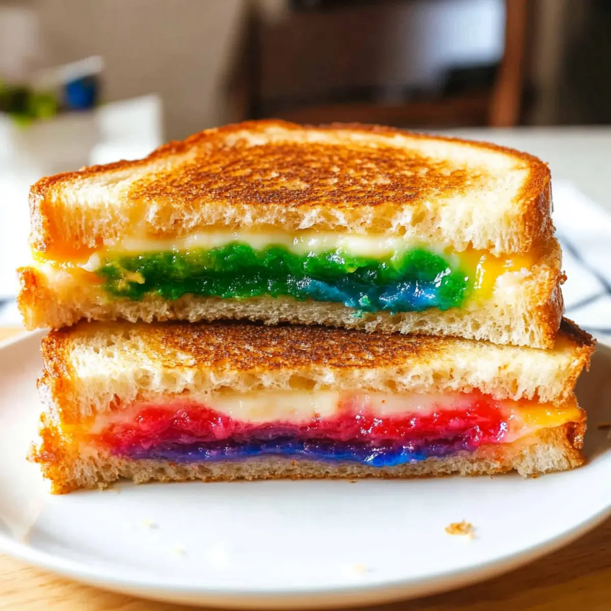 Irresistibly Fun Rainbow Grilled Cheese for Kids and Adults 3