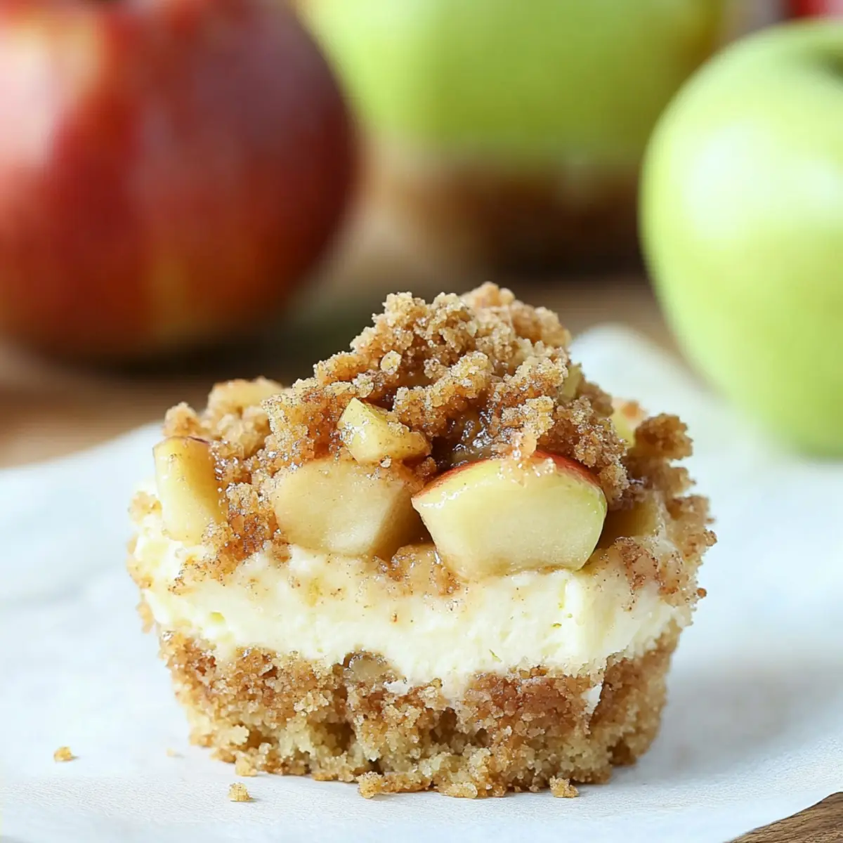 Irresistibly Indulgent Apple Crisp Mini Cheesecakes You’ll Love 1
