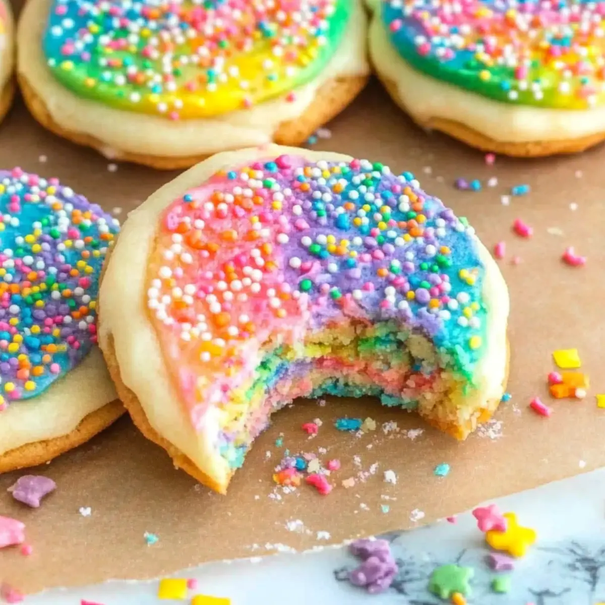 Vibrant Rainbow Butter Cookies: Easy, Colorful Treats for All 2