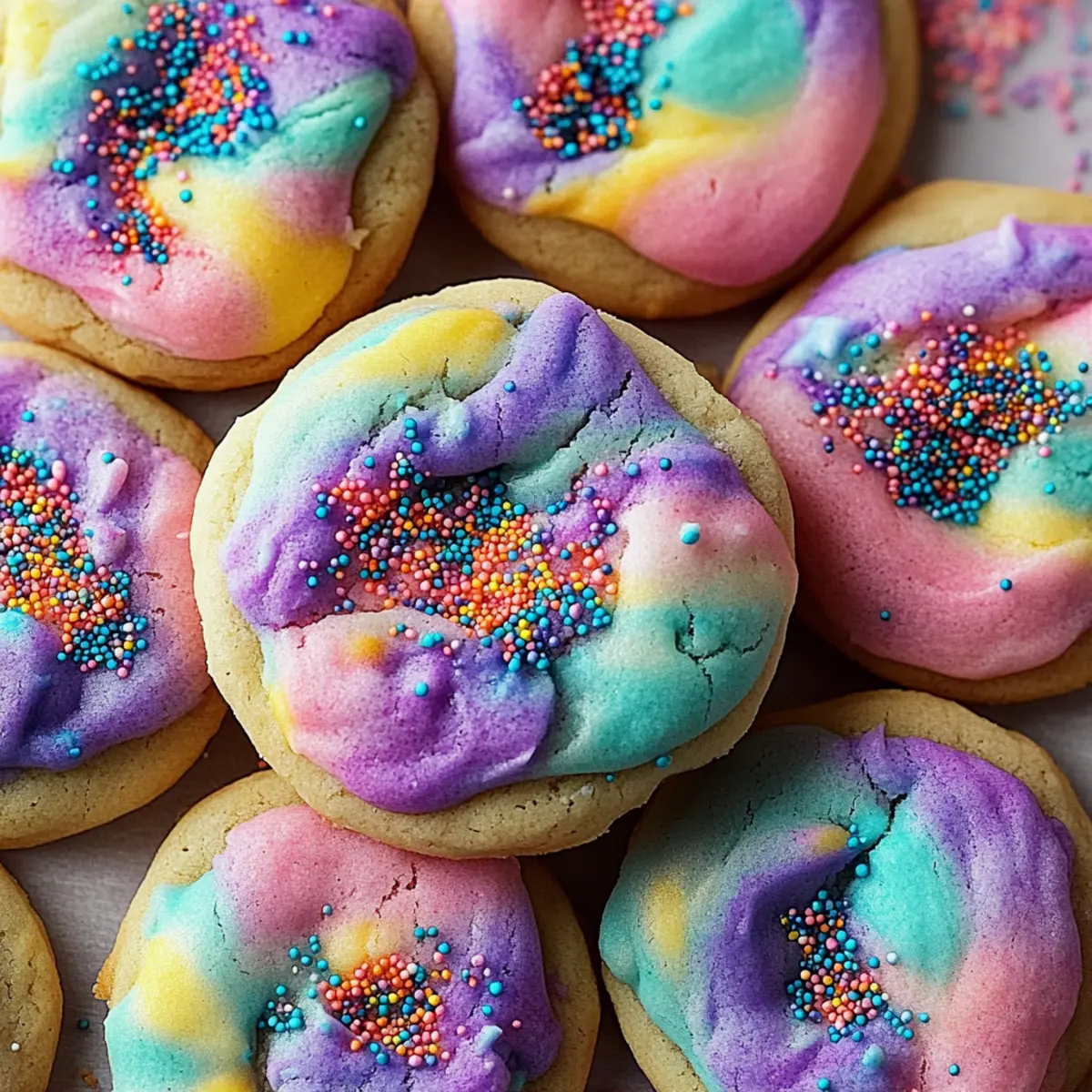Magical Colorful Swirled Unicorn Cookies Recipe You’ll Adore 2