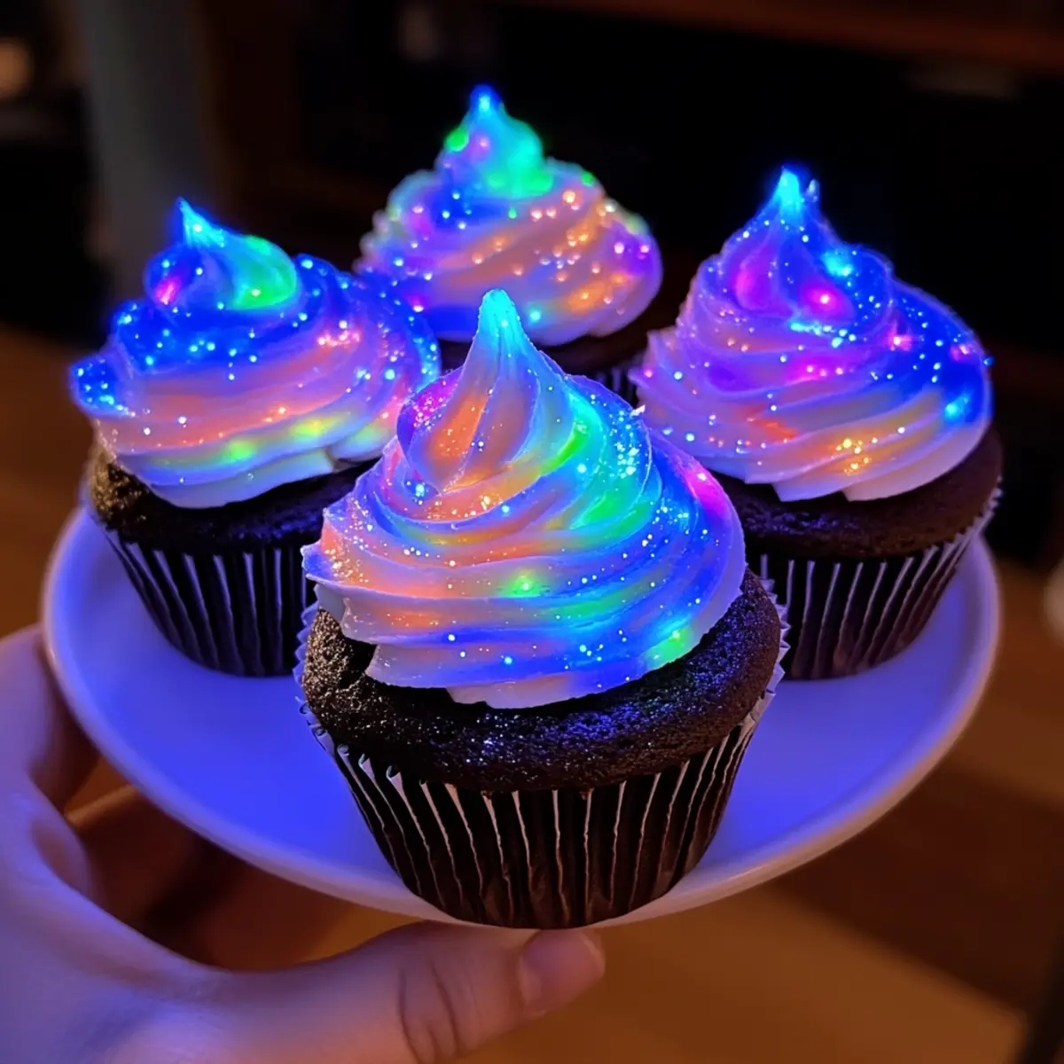 Enchanting Midnight Glow Cupcakes: A Fun Party Delight 1