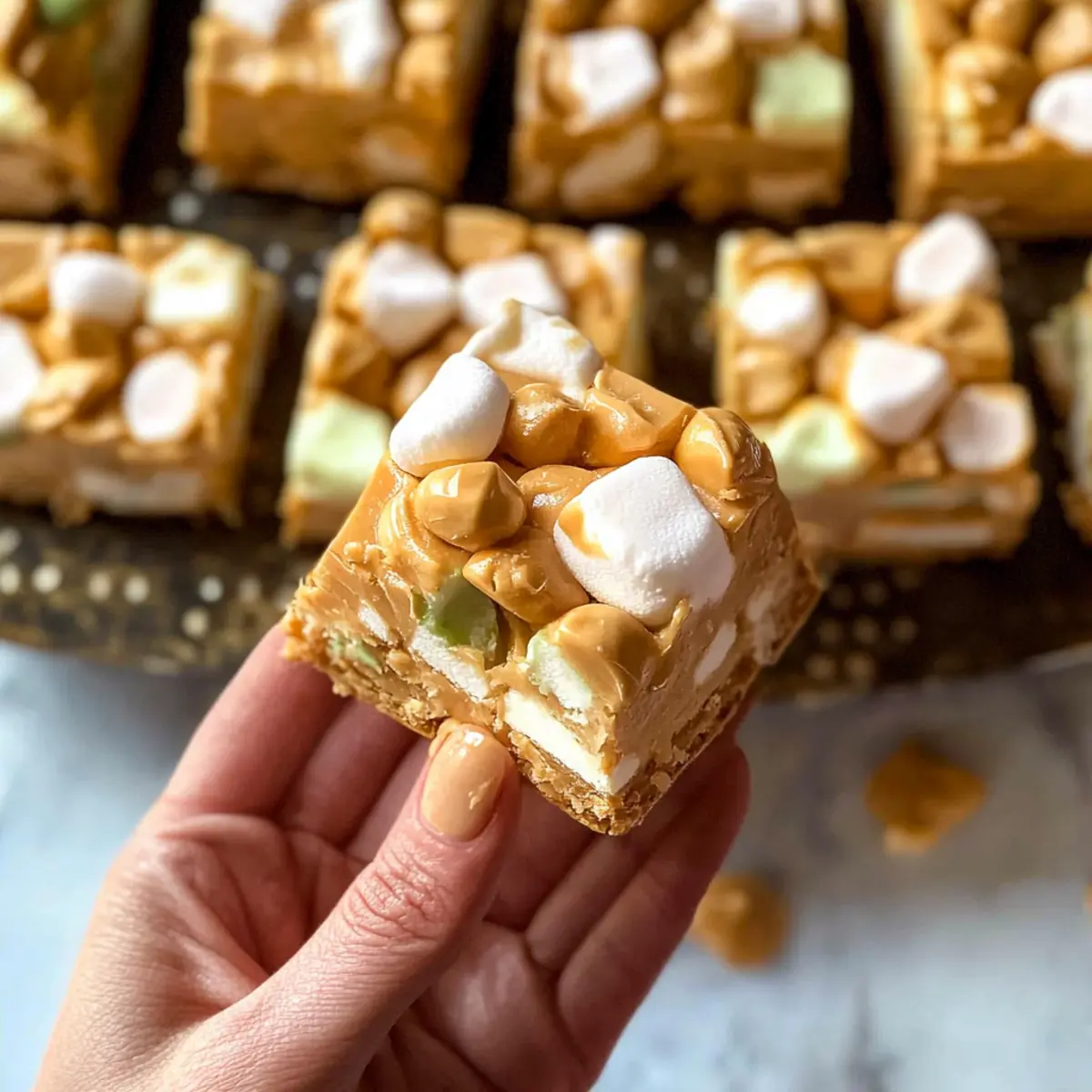 Peanut Butter Marshmallow Squares