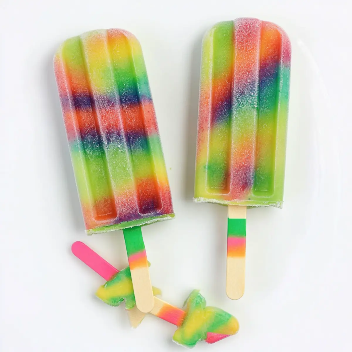 Colorful Rainbow Popsicles That Will Make You Smile Easily 12 Rainbow Popsicles That Will Make You Smile