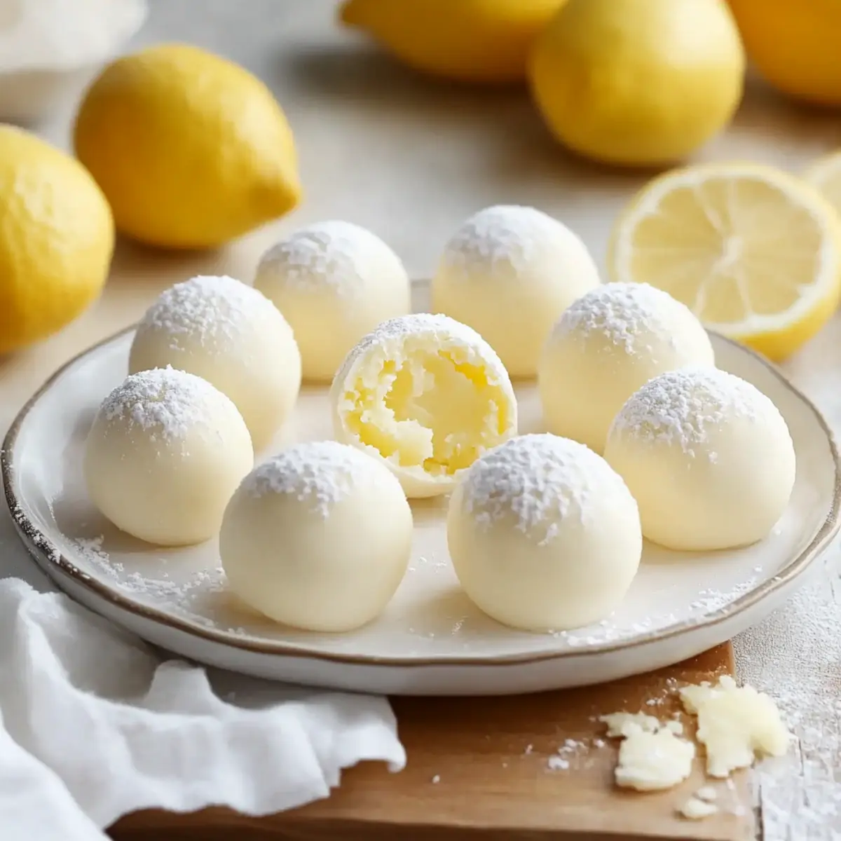 Creamy Lemon Truffles Recipe