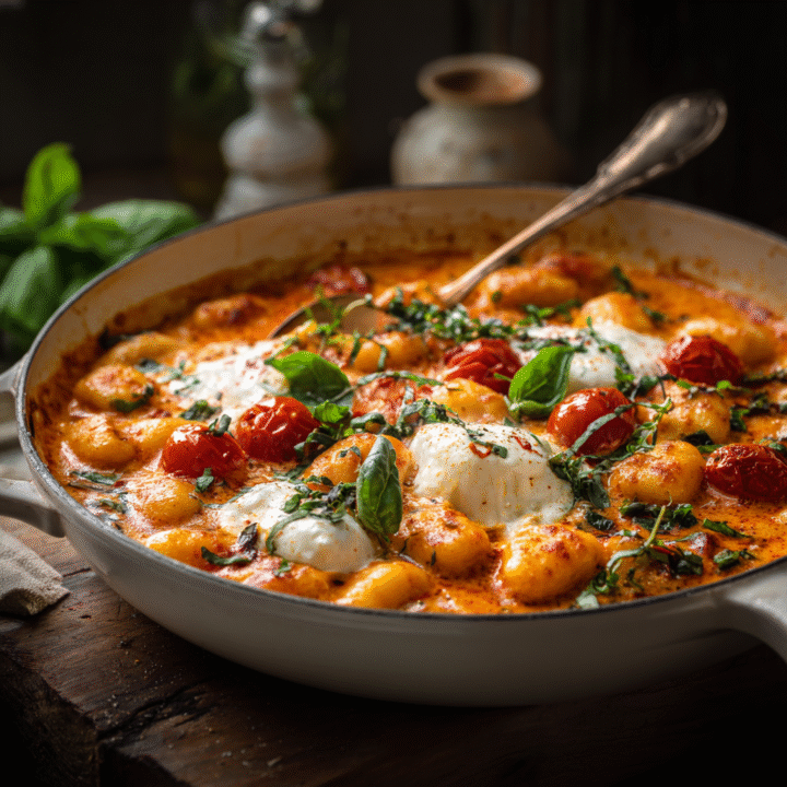 30 Minute Creamy Tomato Gnocchi with Burrata - A Weeknight Italian Classic 5 u3929625643 30 Minute Creamy Tomato Gnocchi with Burrata in a 2863b2e7 6e7a 45d2 b8b7 c258171583a2 1