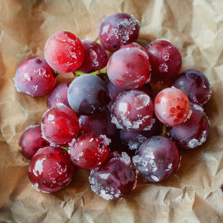 Kool-Aid Grapes Recipe - Colorful Frozen Candy-Like Snack 19 u3929625643 Brightly colored frozen Kool Aid grapes on parchm f73ac47a 7ce0 4d59 ab74 8883502df10a 1