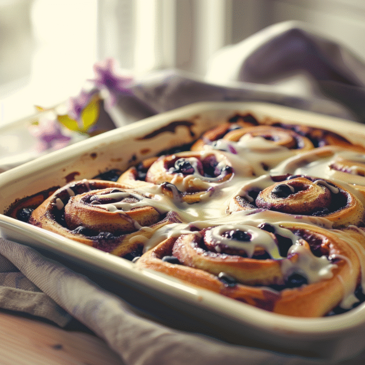 Blueberry Cinnamon Rolls - Soft, Fluffy & Ready in 55 Minutes 23 u3929625643 Freshly baked blueberry cinnamon rolls in a bakin 393b342b fab7 420d 83b9 59ba233542e6 2