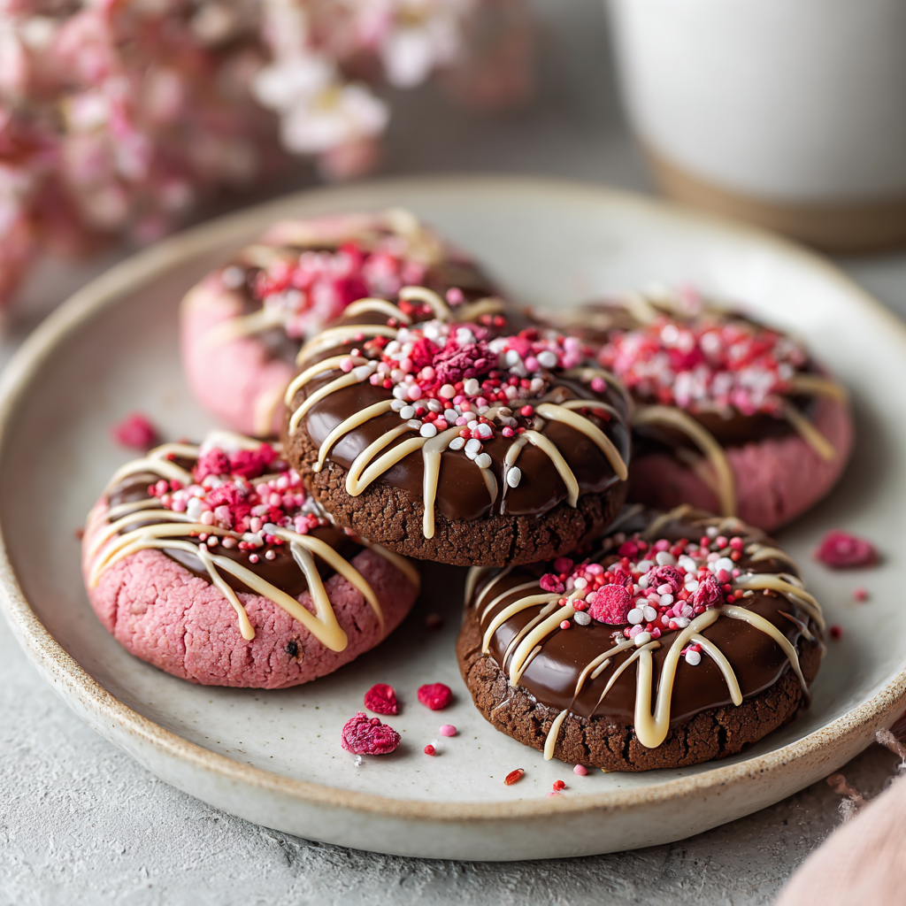 u3929625643 Valentine Ganache Cookies pink and chocolate thum 0bcf2c9f 39ee 421d 8081 af2e396c2c68 3